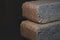 Close-up of a wood briquettes, pressed sawdust