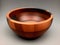 close up wooden bowl on tabel , Ai Generated