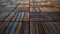 A close up of wooden floor tiles
