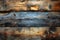 Close Up of a Wooden Wall With Peeling Paint Generative AI