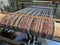 Close-up of Wool on a Weaver’s Loom Inside an 1800’s Recreated Home in Spring Mill State Park