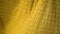 Close-up yellow fabric textile texture for background