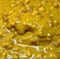 Close up of yellow mustard created using generative ai technology