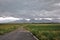 Close view of the beginning of storm over the Fagaras mountains.