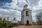 Close view of the belfry at Saint Nicholas (Nikolsky) monastery