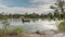 close view of cable ferry approaching the shore on the murray river