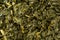 Close view of chopped kale
