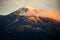 A close view of the Nevado del Tolima. One of the few snow picks in Colombia