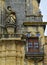 Close view of St. Mary Assumption facade of mostly Renaissance style in the village of Arcos de la Frontera, Andalusia, Spain.