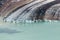 Close view of the toe of the Lowell Glacier in Kluane National Park, Yukon, Canada