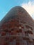 Close view of Torre Agbar, Barcelona, Spain