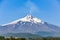 Close view of Villarrica Volcano, Pucon, Chile