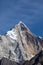 Close view of the Yaomei Peak of the Siguniang Four Sisters Mountain in Sichuan, China