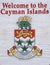 Close Welcome sign with the coat of arms in Georgetown Grand Cayman, Cayman Islands