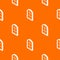 Close window frame pattern vector orange