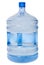 Closed 19 liter plastic bottle with drinking water