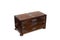 A Closed Antique Wooden Jewelry Box