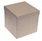 Closed Brown Paper Recycled Gift Box