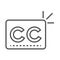 closed captioning symbol