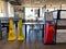 The closed dining room at a McDonalds due to the coronavirus pandemic in Orlando, Florida