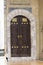 Closed entrance door of Gazi Husrev beg mosque in Sarajevo