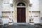 Closed entrance gate of the Cathedral of Modena, Italy