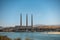 Closed gas power plant in Morro Bay California.