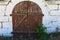 Closed gates or doors of the wine cellar