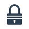 Closed Lock Icon. Security lock icon. Secure Lock Icon.