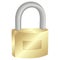 Closed padlock