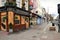 Closed pub and shops in Camden during lockdown, London