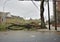 A closed street after Hurricane Sandy