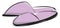 Closed toe unisex indoor slippers/Carpet slippers/Bedroom slipper flip flops vector or color illustration
