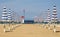 Closed Umbrellas - Rimini Beach, Italy