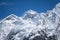 Closed up view of Everest from Gorak Shep. During the way to Everest base camp.