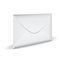 Closed white mail envelope