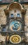 Closer view of the Orloj, Prague`s famous astronomical clock Prague, Czech Republic