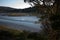 Closer View of Shallow tide on a residential ocean inlet in Nort