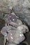 Closer view of Statues of miners in a mine in Guanajuato