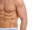 Closeup on abdominal muscles