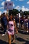 Closeup of an Abortion Rights Now-led protest at the Supreme Court of the United States in Washi