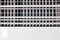 Closeup of air conditioner vents grille with copyspace