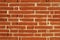 Closeup of an Ancient red brick wall in Haute-Garonne, near Toulouse, France.