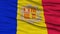 Closeup Andorra Flag