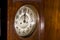 Closeup of an antique pendulum clock