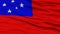 Closeup Apia City Flag, Samoa