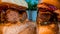 Closeup appetizing shot of tasty hamburgers