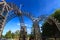 Closeup of the archway entrance to Government Gardens, Rotorua, New Zealand