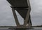 Closeup of the Arthur Ravenel Jr. Bridge viewed from below in Charleston,