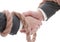 Closeup .the associated handshake business partners.